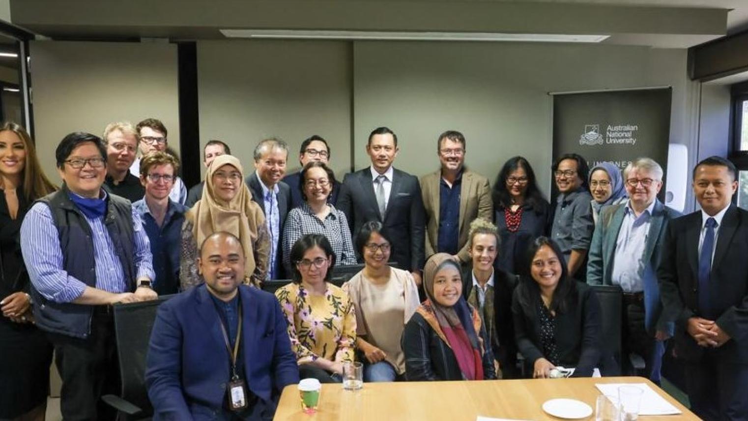 Group photo of roundtable attendees